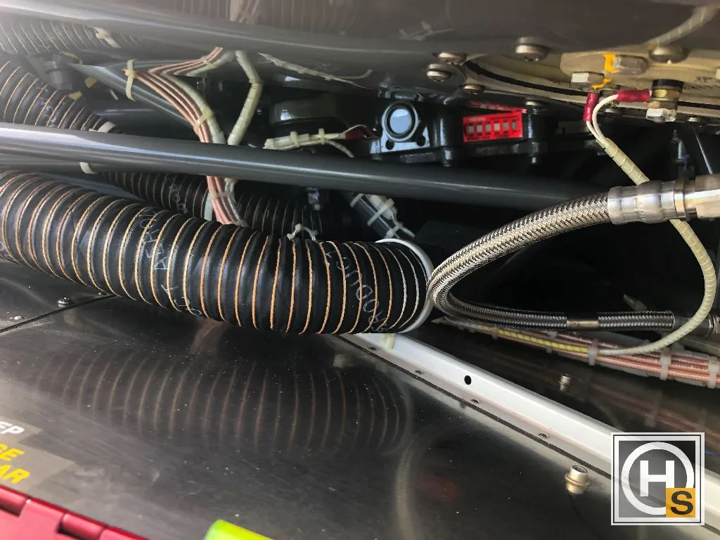 Engine detail of a 2012 Robinson R44 RAVEN II 2012.