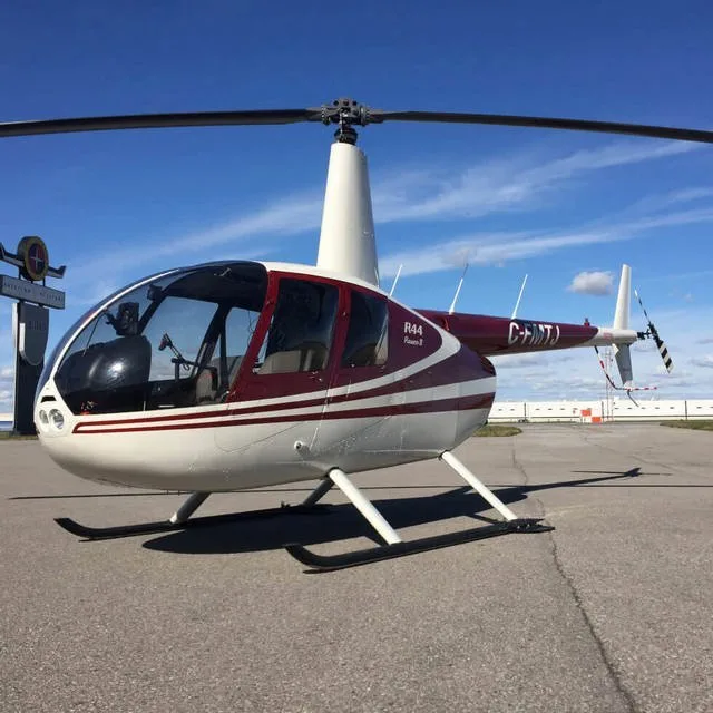 Exterior view of a 2017 Robinson R44 RAVEN II.