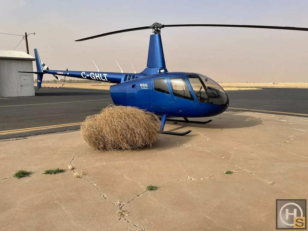 Exterior view of a 2017 Robinson R66 Turbine 2017.