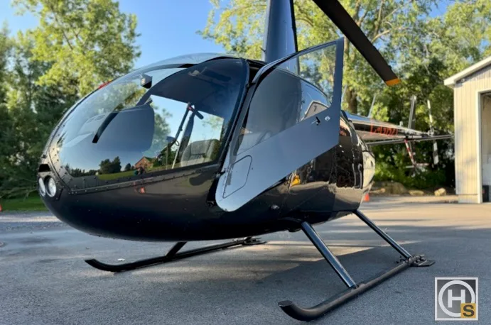 Exterior view of a 2017 Robinson R66 Turbine 2017.