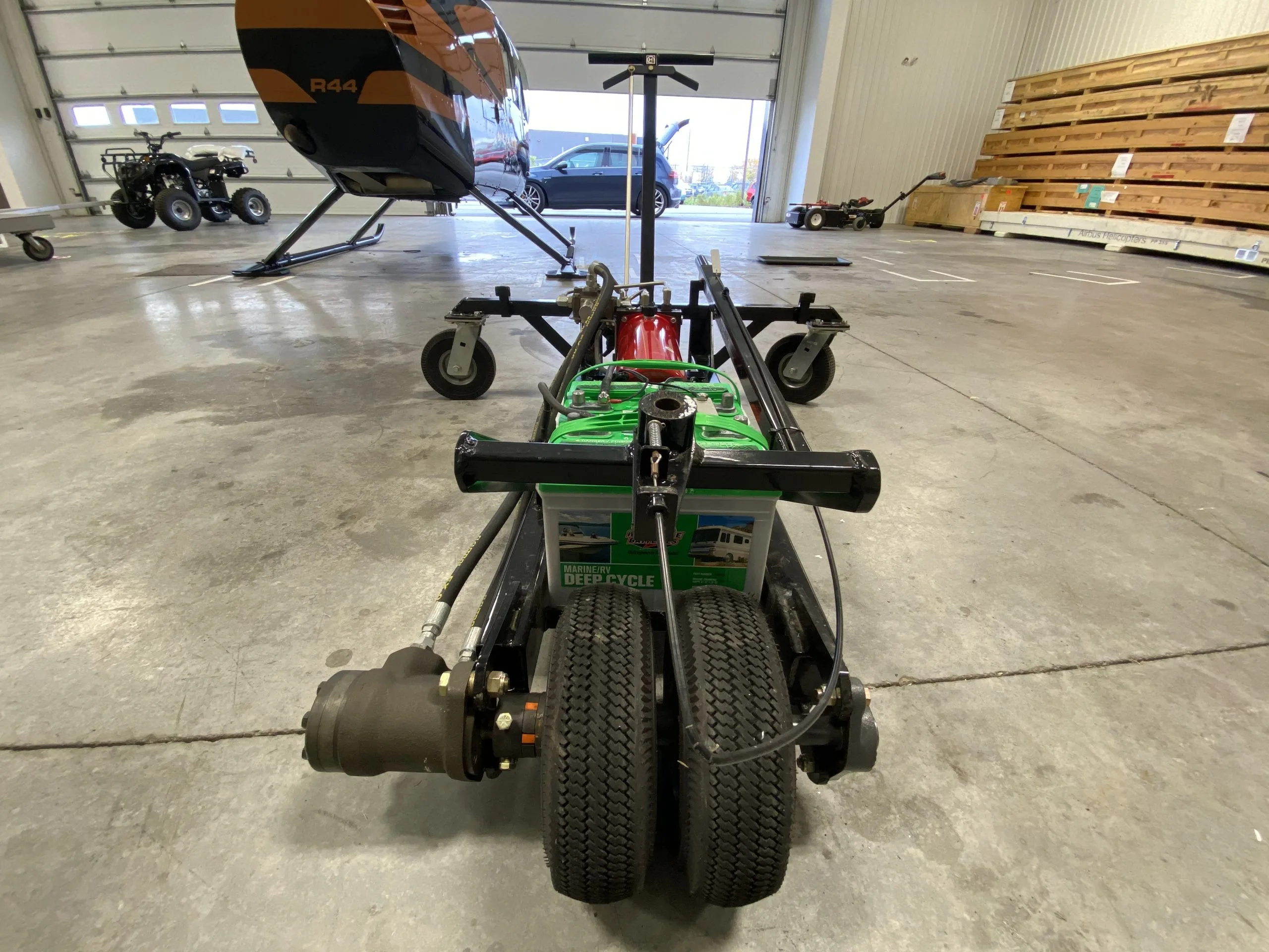 Exterior view of a Robinson R22 - R44.