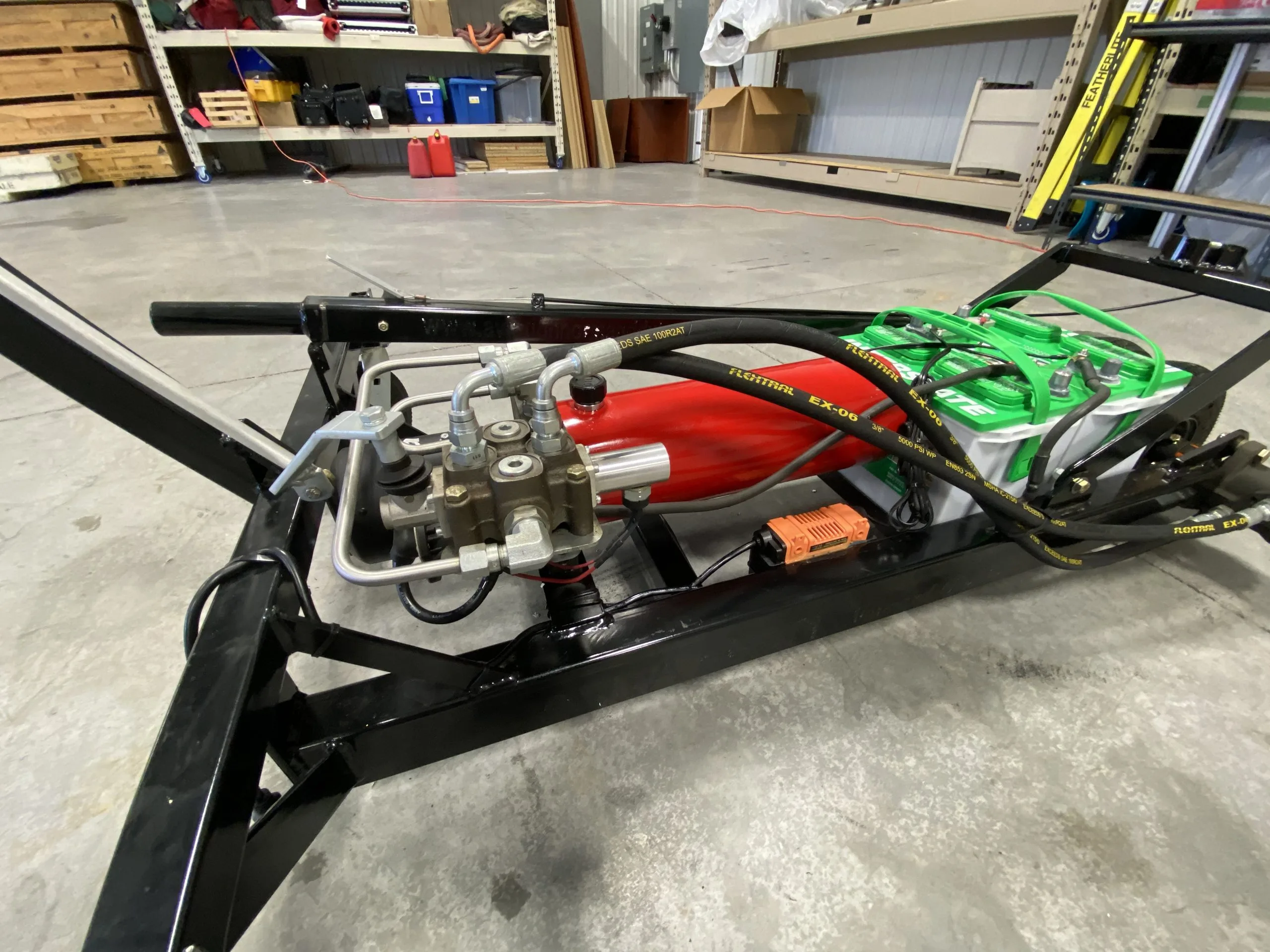 Engine detail of a Robinson R22 - R44.