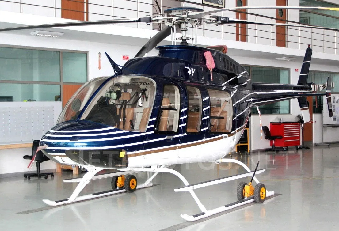 Exterior view of a 2001 Bell 407.