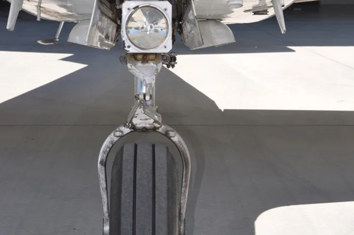 Engine detail of a 1966 Piper PA-23-250 Aztec.