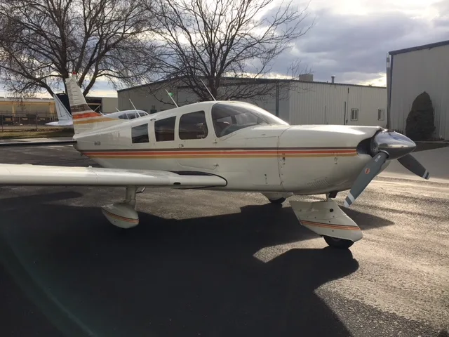Exterior view of a 1968 Beechcraft 36, N7501N.