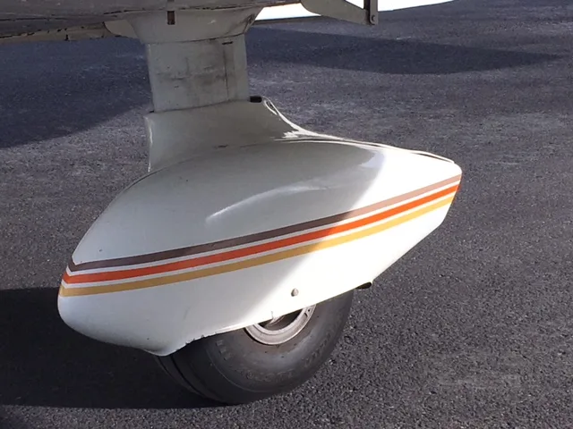 Engine detail of a 1968 Beechcraft 36.