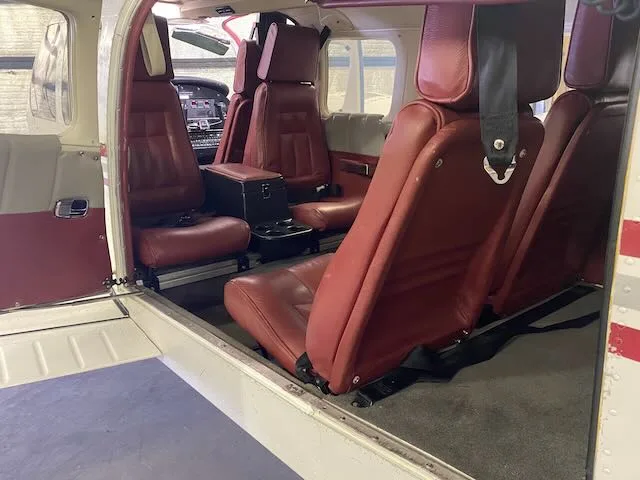Cabin interior of a 1978 Piper Seneca II PA-34-200T.