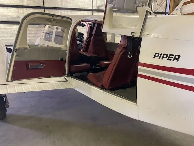 Cabin interior of a 1978 Piper Seneca II PA-34-200T.