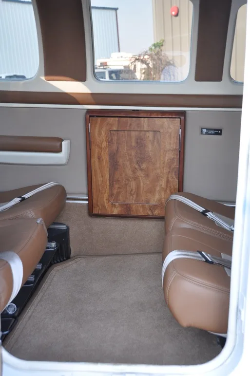 Cabin interior of a 1981 Beechcraft 58P.
