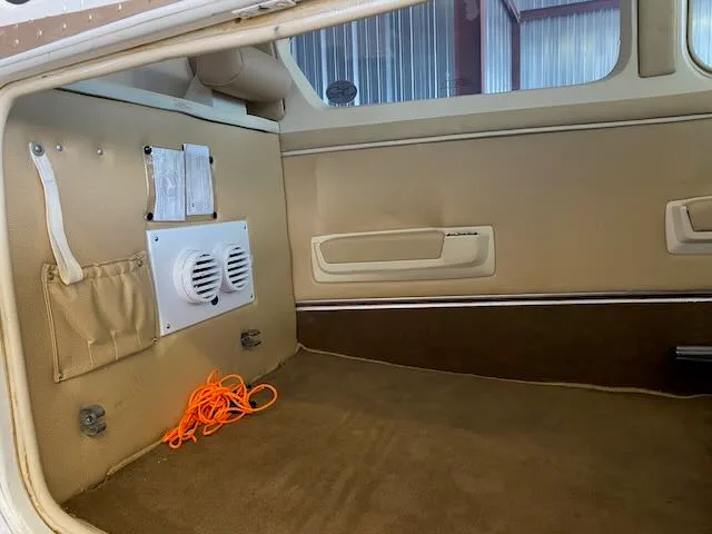 Cabin interior of a 1981 Beechcraft F33A Bonanza.
