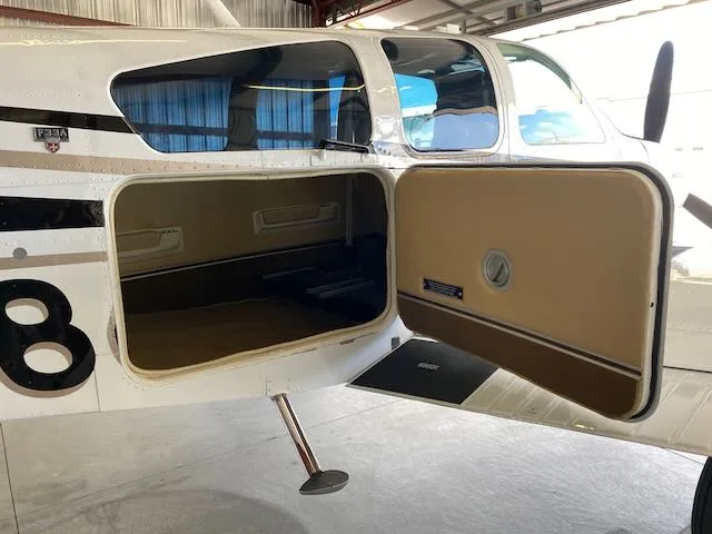 Cabin interior of a 1981 Beechcraft F33A Bonanza.