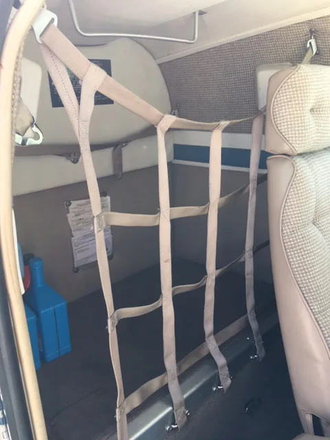 Cabin interior of a 1990 Beechcraft.