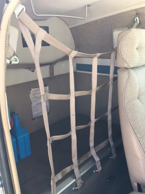 Cabin interior of a 1990 Beechcraft.