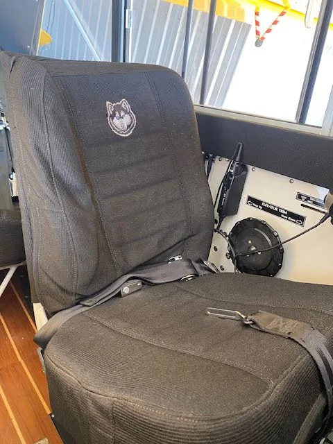 Cabin interior of a 1966 Beechcraft C33A – Debonair.