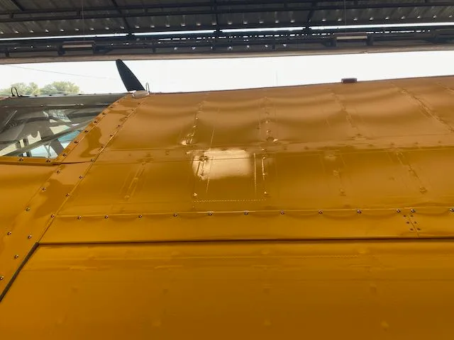 Engine detail of a 1966 Beechcraft C33A – Debonair.