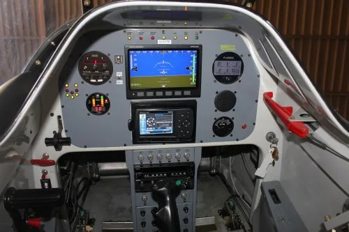 Cockpit and instrument panel of a 2008 Paul Kirch Thunder Mustang (Turbine).