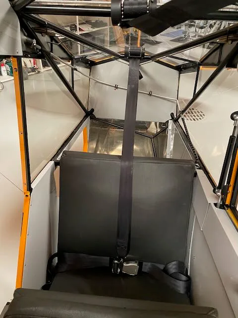 Cabin interior of a 1979 Piper PA-18-150.