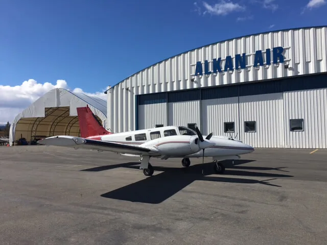 Exterior view of a 1981 Piper Seneca III 34-8133132 C-FYTA | Hopkinson Luxury Aircraft Sales, C-FYTA.