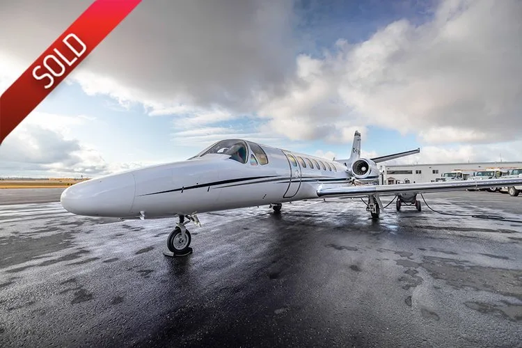 Exterior view of a 2006 Cessna Citation Encore SN560-0705 C-FYMM | Hopkinson Luxury Aircraft Sales, C-FYMM.