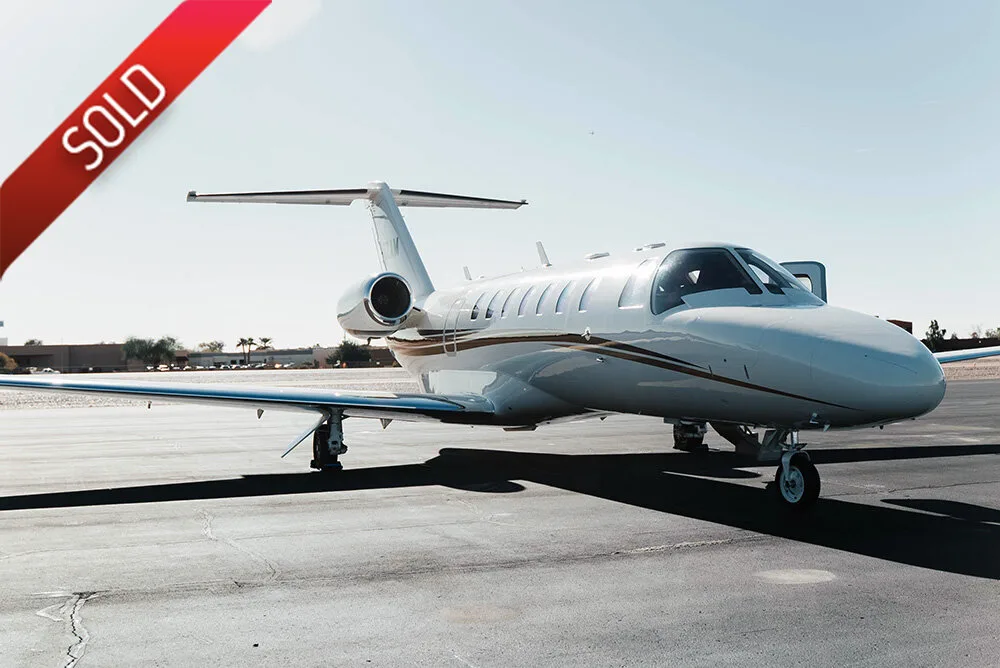 Exterior view of a 2007 Cessna Citation CJ3 | Hopkinson Luxury Aircraft Sales.