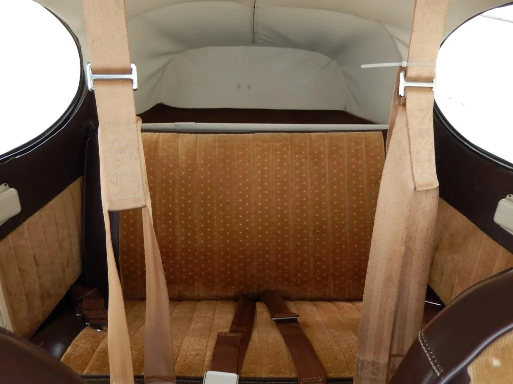 Cabin interior of a 1951 Cessna 170- N1396D Aircraft.