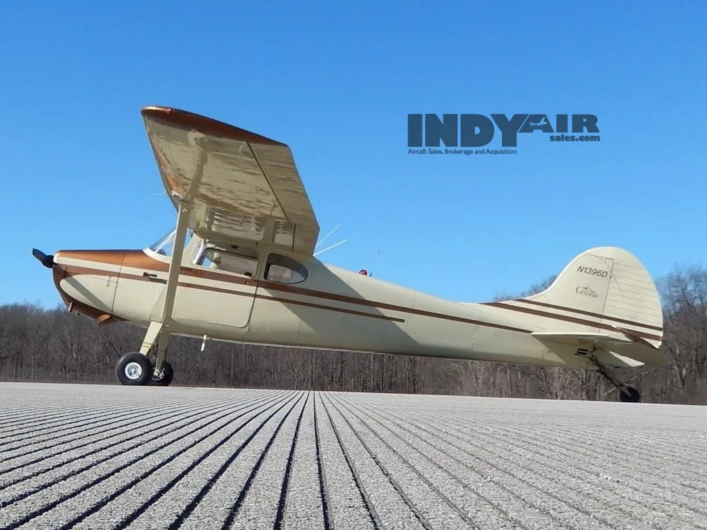 Exterior view of a 1951 Cessna 170- N1396D Aircraft.