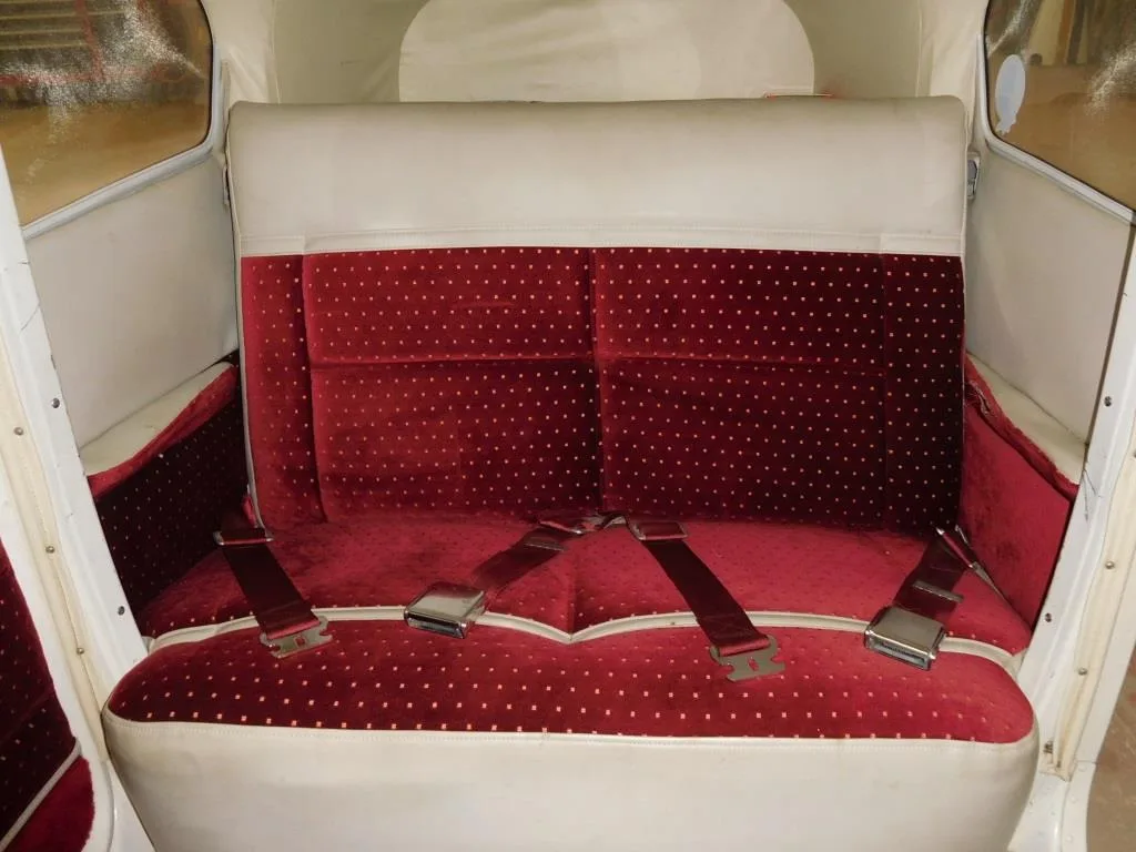 Cabin interior of a 1953 Cessna 180 - N1692C Aircraft.