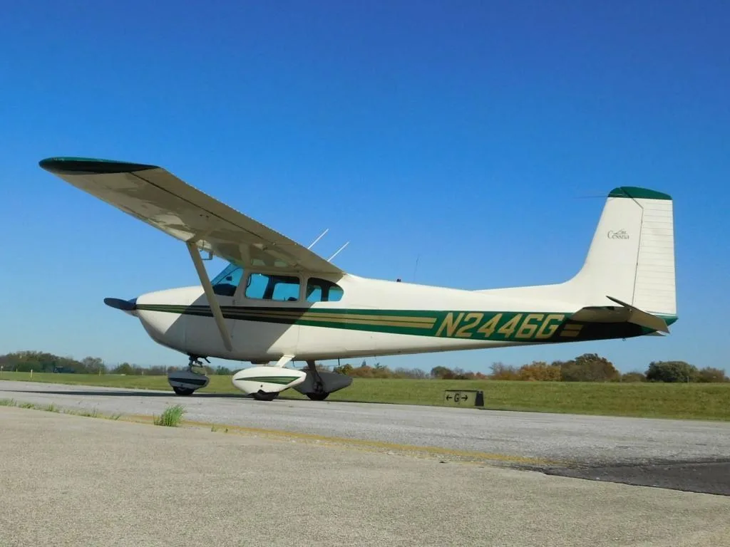 Exterior view of a 1959 Cessna 182-N2446G Aircraft.