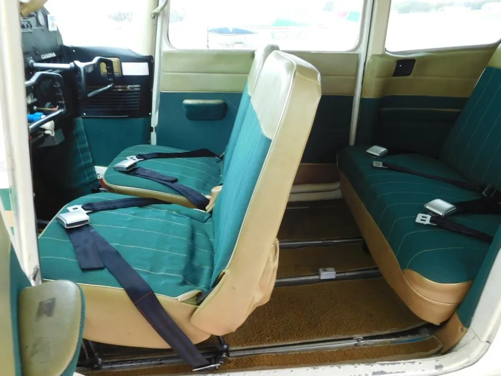 Cabin interior of a 1959 Cessna 182-N2446G Aircraft.