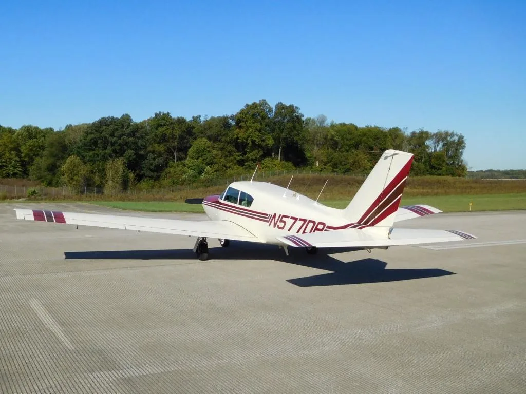 Exterior view of a 1959 Piper Commanche - N577DP Aircraft.