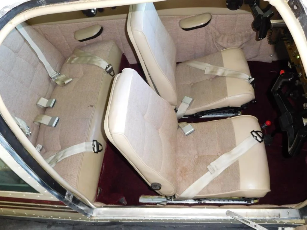 Cabin interior of a 1959 Piper Commanche - N577DP Aircraft.