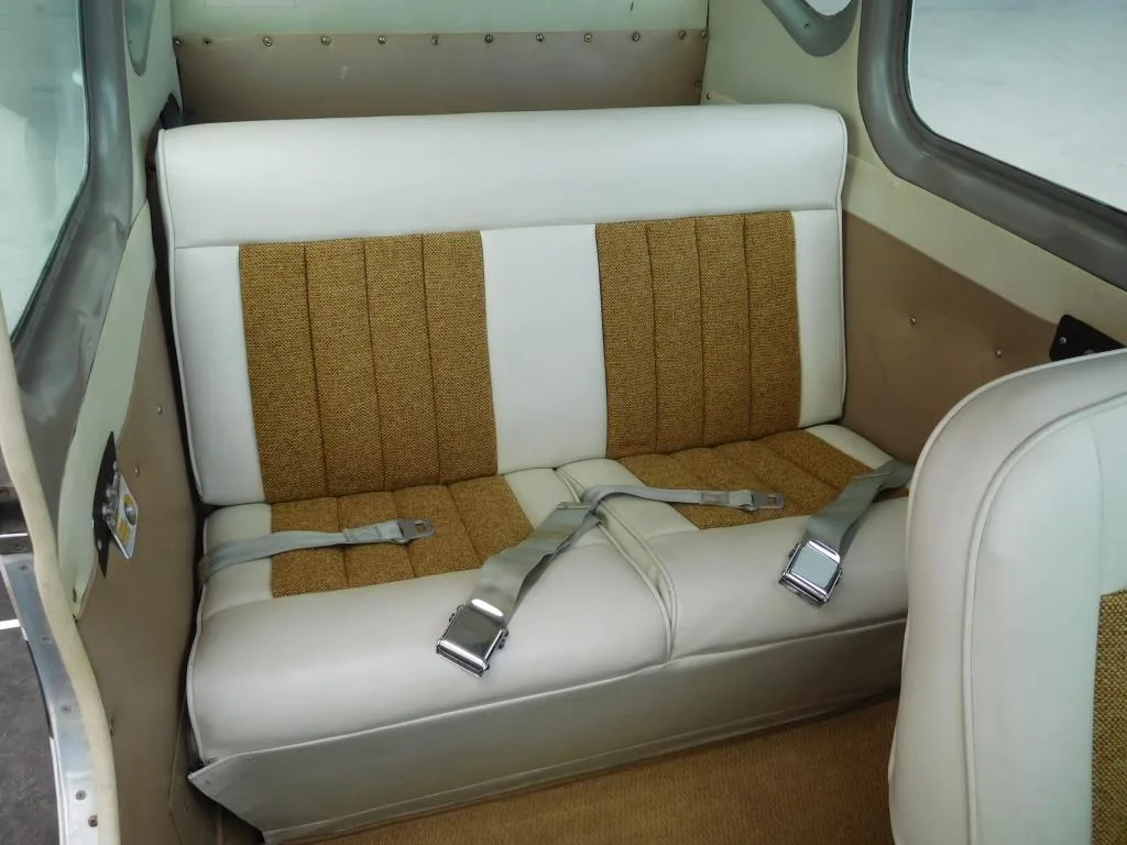 Cabin interior of a 1960 Beechcraft Debonair - N869R Aircraft.