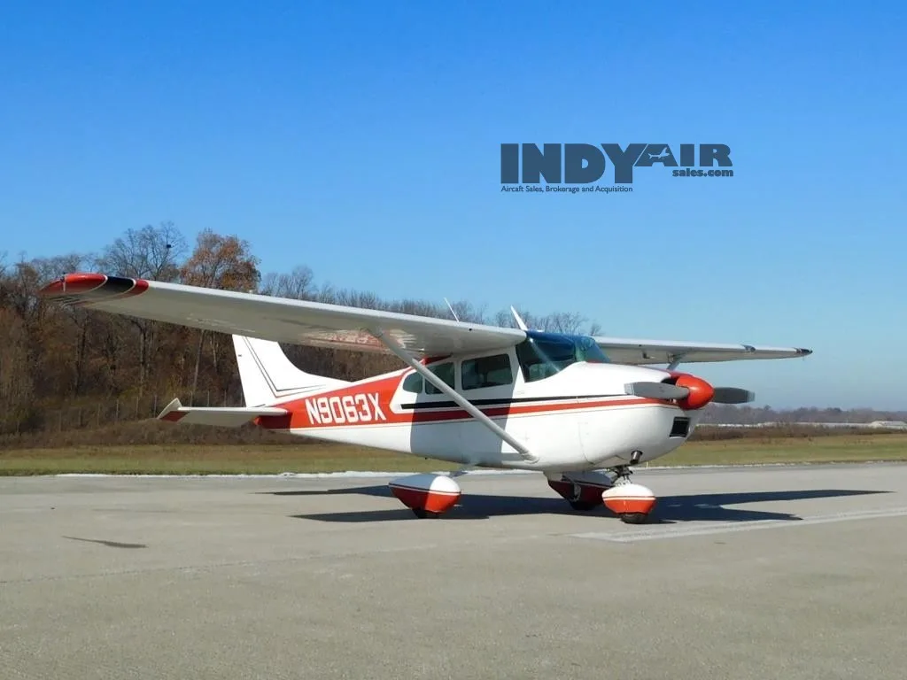 Exterior view of a 1961 Cessna 182- N9063X Aircraft.