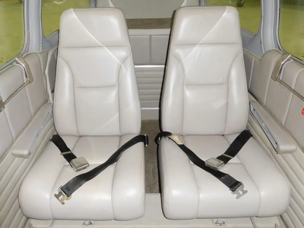 Cabin interior of a 1962 Beech P35 - N9606K Aircraft.