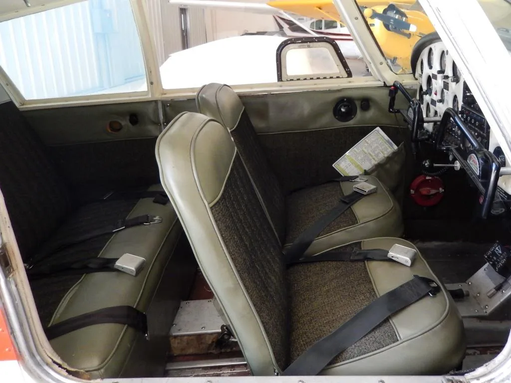 Cabin interior of a 1962 Piper Cherokee 160- N5263W Aircraft.