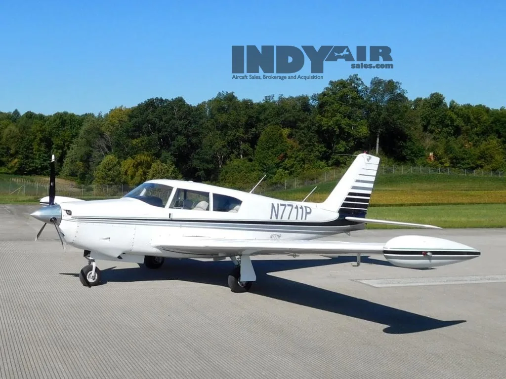 Exterior view of a 1962 Piper Comanche 250 - N7711P Aircraft.
