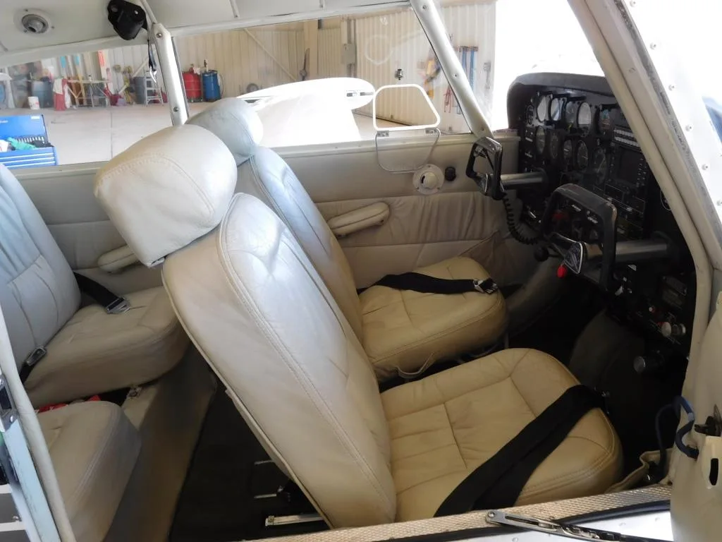 Cabin interior of a 1962 Piper Comanche 250 - N7711P Aircraft.