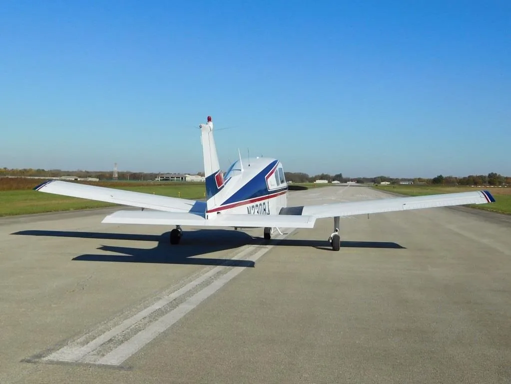 Exterior view of a 1963 Beech Musketeer - N2308J Aircraft.