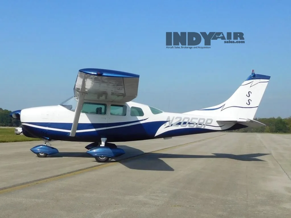 Exterior view of a 1963 Cessna 205 - N205BP Aircraft.