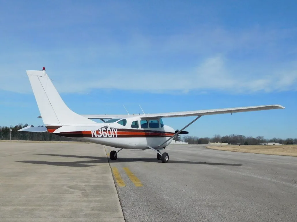 Exterior view of a 1963 Cessna 210 - N3601Y Aircraft.