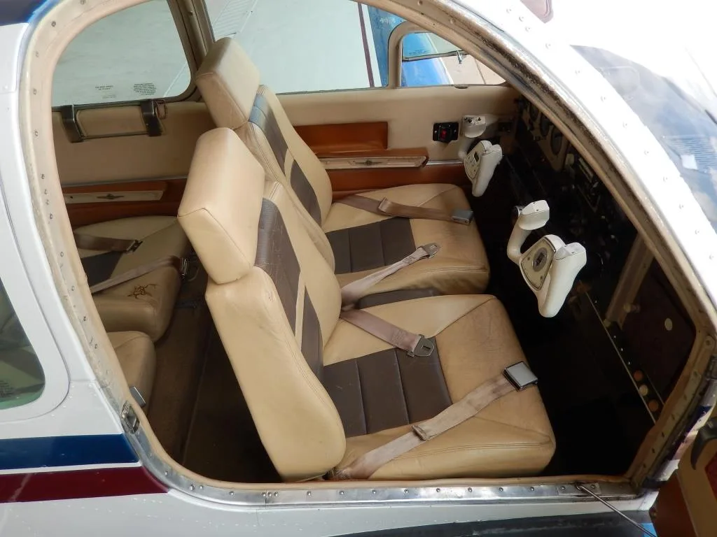 Cabin interior of a 1964 Beech S35- N925T Aircraft.