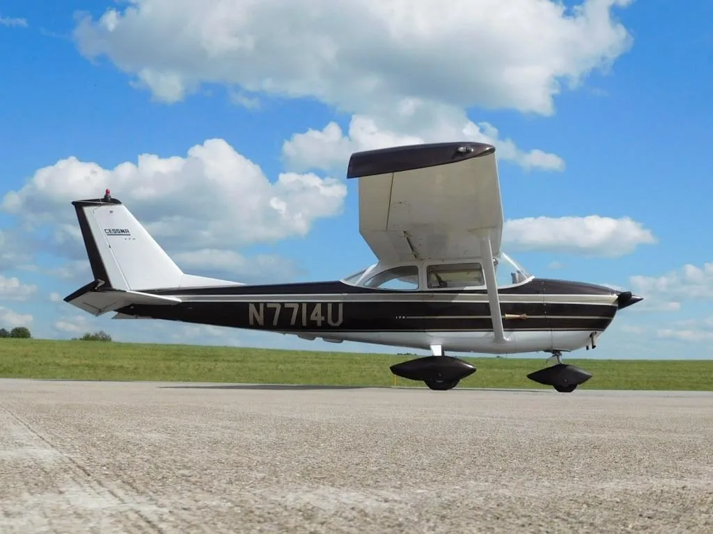 Marketing image of a 1964 Cessna 172 - N7714U Aircraft.