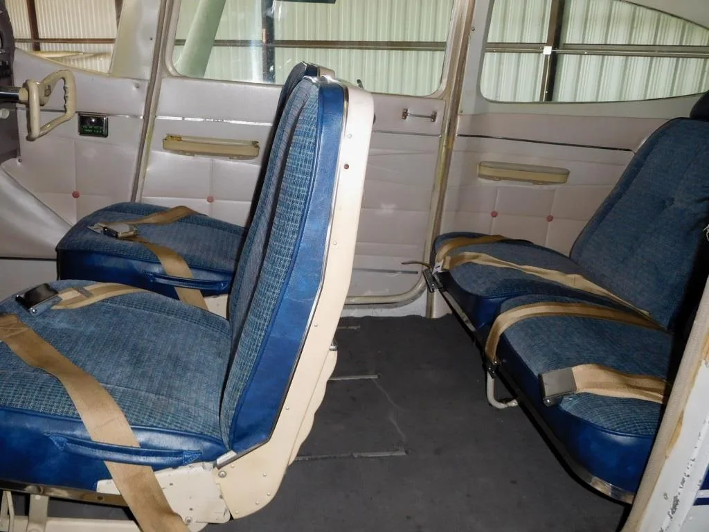 Cabin interior of a 1964 Cessna 182 - N2461R Aircraft.
