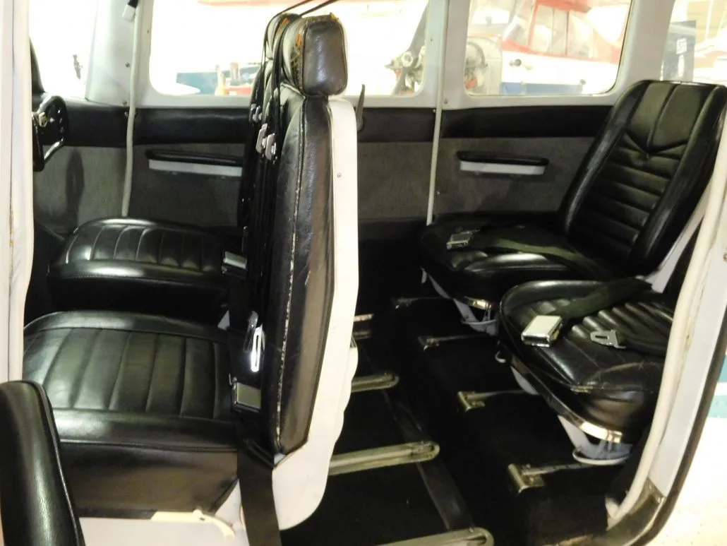 Cabin interior of a 1964 Cessna 210D - N3738Y Aircraft.