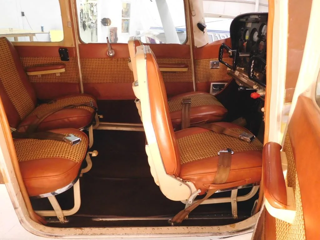 Cabin interior of a 1965 Cessna P206- N2522X Aircraft.