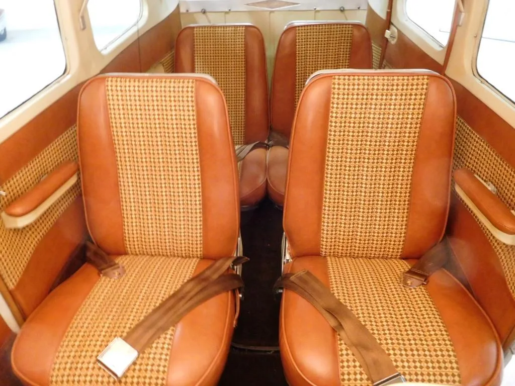 Cabin interior of a 1965 Cessna P206- N2522X Aircraft.