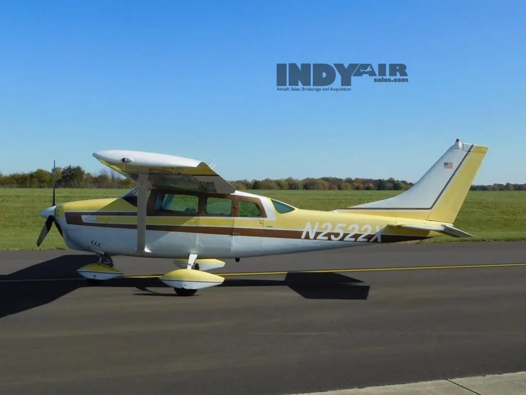 Exterior view of a 1965 Cessna P206- N2522X Aircraft.