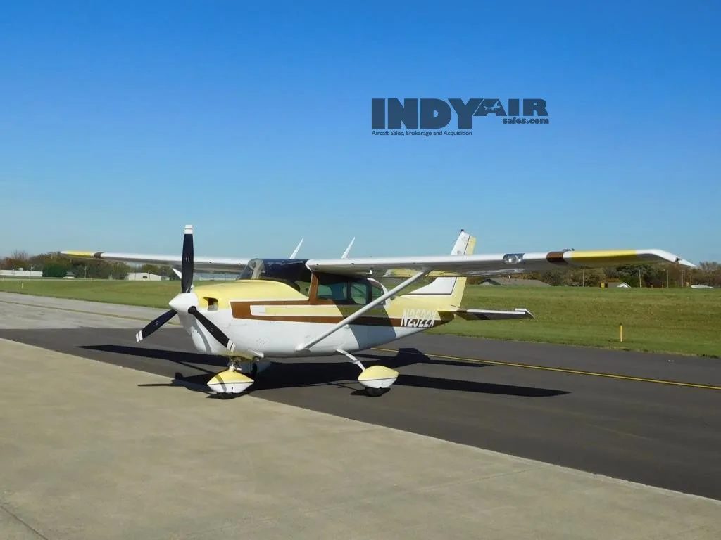 Exterior view of a 1965 Cessna P206- N2522X Aircraft.
