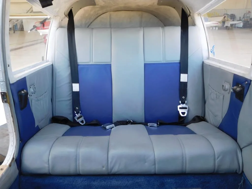 Cabin interior of a 1964 Piper Cherokee 235 - N8750W Aircraft.