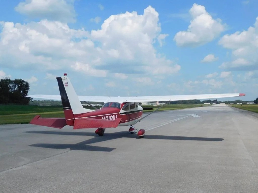 Exterior view of a 1965 Cessna 172 - N8181U Aircraft.
